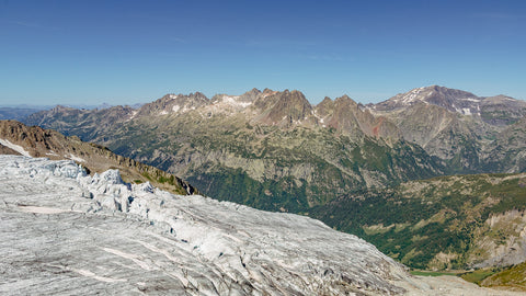 View from Refuge Albert 1 near Chamonix