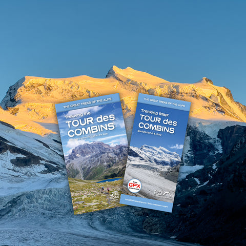 Tour des Combins guidebook and map by Knife Edge Outdoor Guidebooks