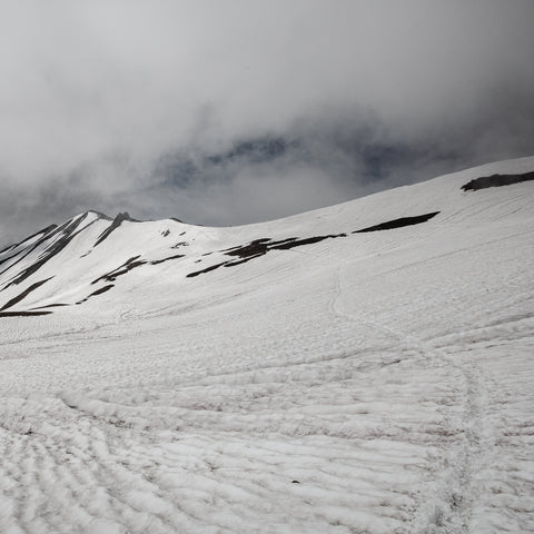 Snow at Grand Col Ferret on the Tour du Mont Blanc