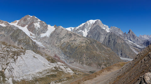 View of Mont Blanc from near Mont Favre