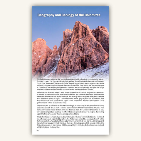 Trekking Dolomites Alta Via 2 Inside Pages Knife Edge