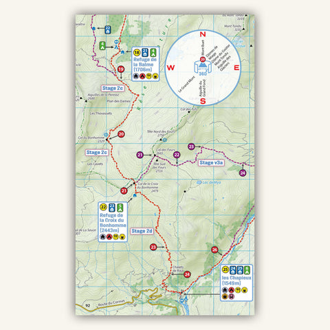 Knife Edge Trekking Tour du Mont Blanc Handbook Inside Page