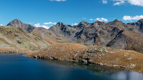 lake above Gruben on the Walker's Haute Route