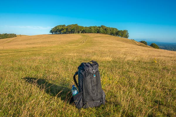 Zpacks Arc Blast 55 Backpack on the South Downs Way