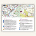 Real 1:25,000 OS Map and route description in Knife Edge Outdoors Guidebook to Englands Coast to Coast Path