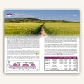 Route intro and elevation profile in Knife Edge Outdoors guidebook to Englands Cotswold Way