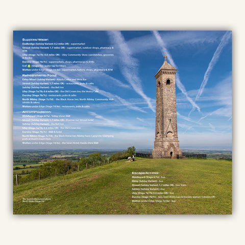 Facilities info in Knife Edge Outdoors guidebook to Englands Cotswold Way