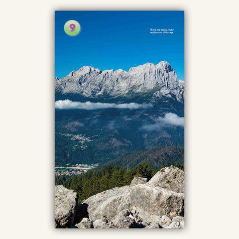 Image of the Dolomites in Knife Edge Outdoors Guidebook to Italys Dolomites AV1 trek