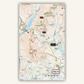A Real OSNI 1:25,000 map in Knife Edge Outdoors Hiking Northern Ireland Guidebook