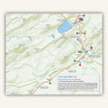 Bespoke Maps in Knife edge outdoors iceland laugavegur trail guidebook