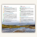 Route Description in Knife edge outdoors iceland laugavegur trail guidebook
