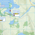 Map Sample from the Torres del Paine Map by Knife Edge Outdoor Limited