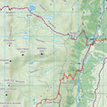 Map Sample of the Walkers Haute Route Map by Knife Edge Outdoor Limited