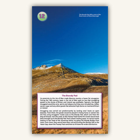 Info on the Brandy Pad in Knife Edge Outdoors Mourne Mountains guidebook