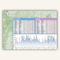Tour Mont Blanc Trekking map knife edge outdoor