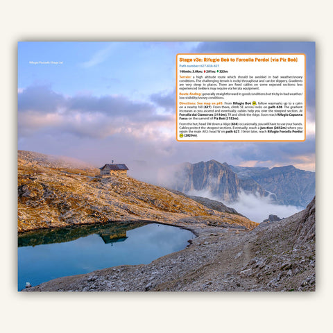 Trekking Dolomites Alta Via 2 Inside Pages Knife Edge