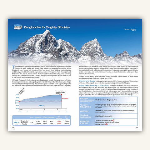 section intro in Knife edge outdoors guidebook to everest trekking