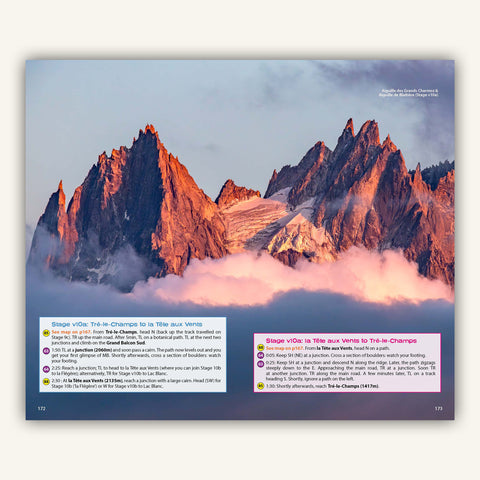 Knife Edge Trekking Tour du Mont Blanc Handbook Inside Page