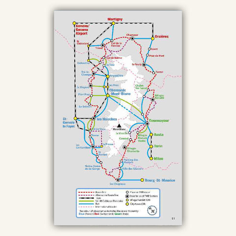 Knife Edge Trekking Tour du Mont Blanc Handbook Inside Page
