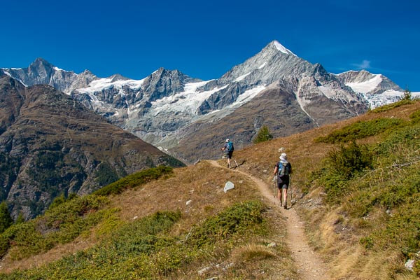 The famous Europaweg walking trail is a highlight of the Walker's Haute Route