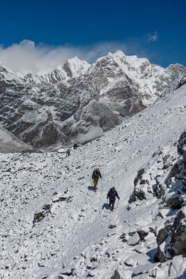 Tough terrain in the Nepal Himalaya