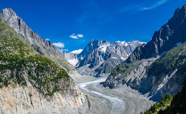 The Mer de Glace seen from Signal Forbes
